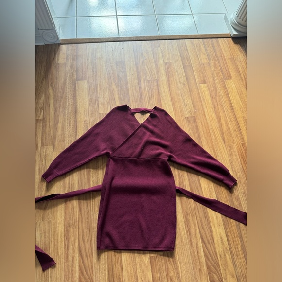 Red cotton dress - Picture 2 of 4